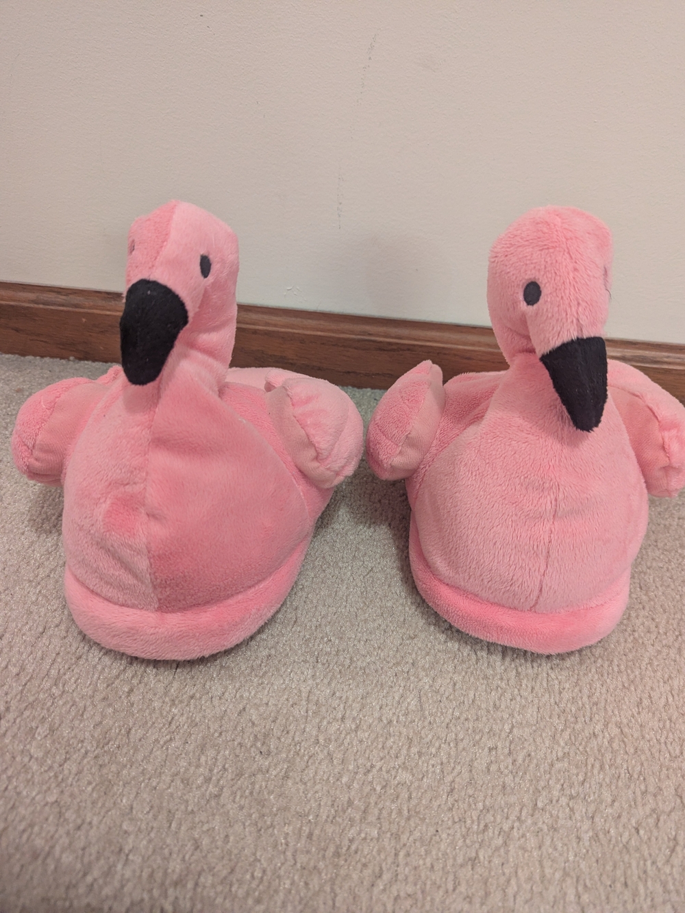 Pink Plush Flamingo Bird Toy Pair - Soft Pet Entertainment